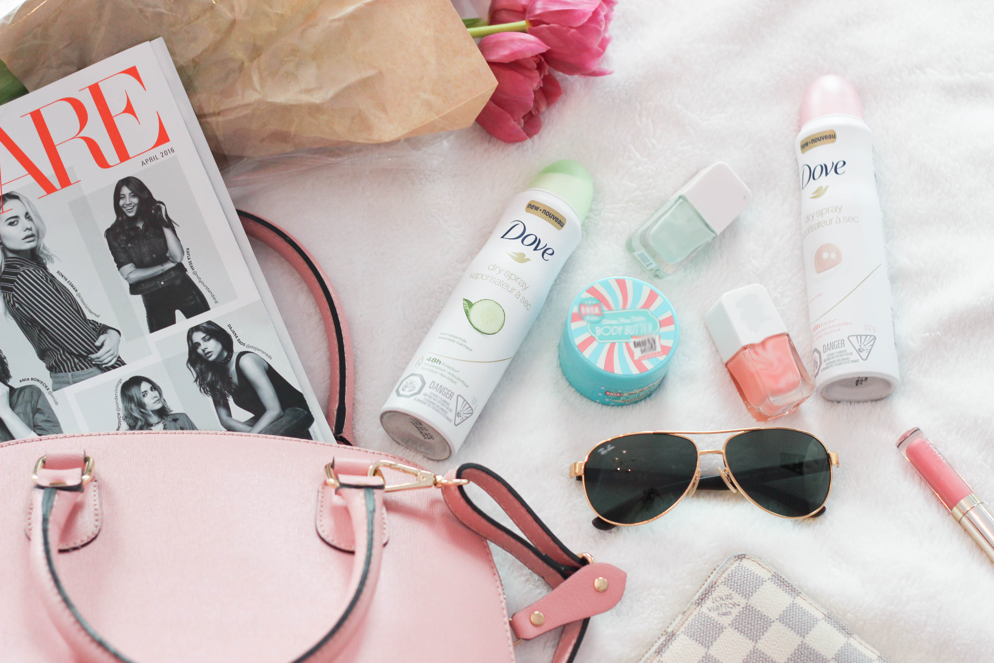 whats-in-my-bag-dove-dry-spray-review