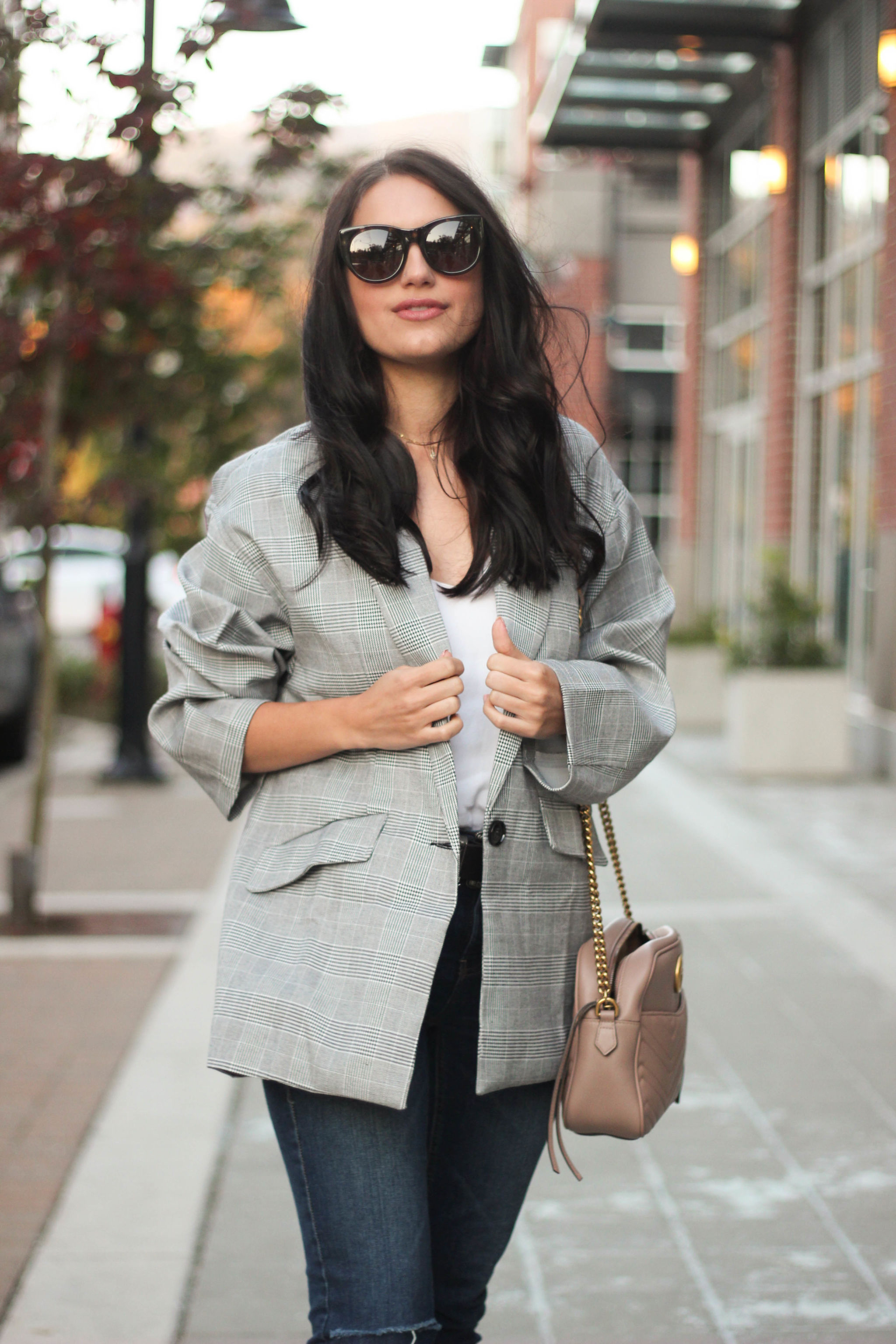 How to Style the Plaid Blazer